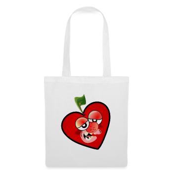 Cherry Tired - Tote Bag - white - Front