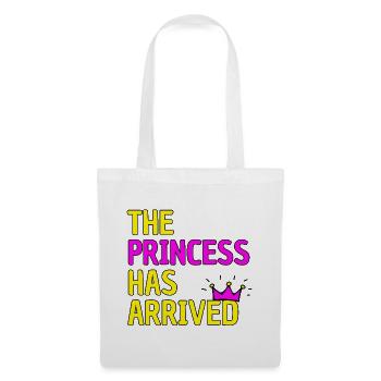 THE PRINCESS HAS ARRIVED, KANN LOSGEHEN MAUS - Stoffbeutel - Weiß - Vorne