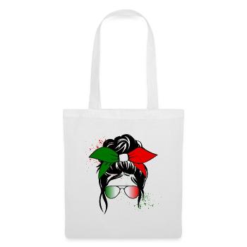 Italia Girl - Stoffbeutel - Weiß - Vorne