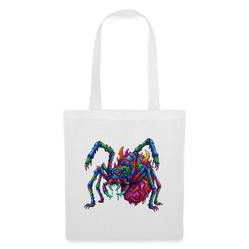 Neon Arachnid Rampage - Stoffbeutel - Weiß - Vorne