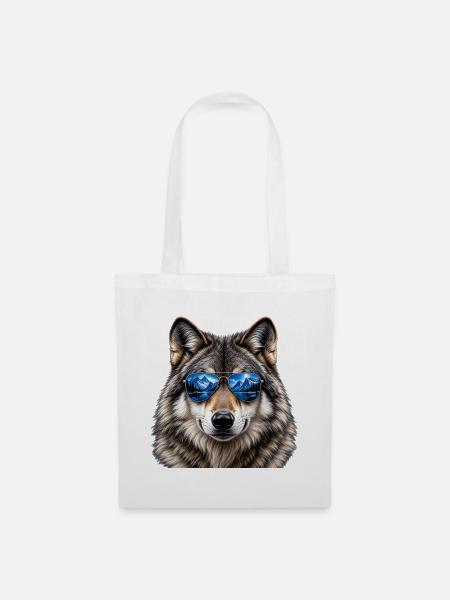 wolf 2027 - Stoffbeutel - Weiß
