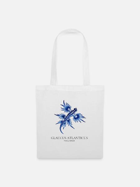 Glaucus Atlanticus – Der blaue Drache - Stoffbeutel - Weiß