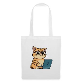Coding Cat - Stoffbeutel - Weiß - Vorne