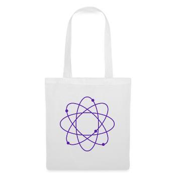 Atom - Stoffbeutel - Weiß - Vorne