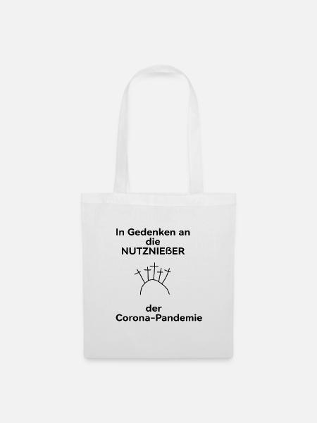 Gedenkartikel Nutzniesser - Stoffbeutel - Weiß