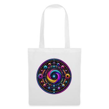 Psy Circle Kosmischer Wirbel - Stoffbeutel - Weiß - Vorne