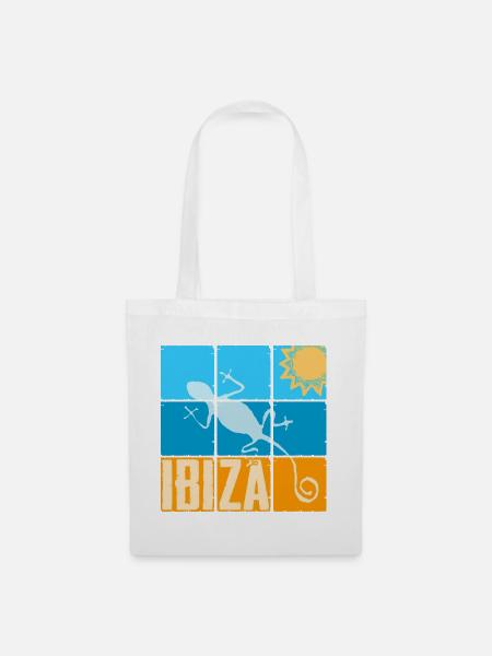 Ibiza Strand Vibes - Stoffbeutel - Weiß