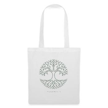 Yggdrasil Kreisweltbaum - Stoffbeutel - Weiß - Vorne