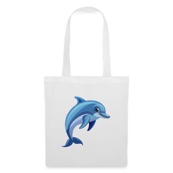 Delfin - Stoffbeutel - Weiß - Vorne