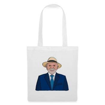 Präsident Lula da Silva Art – brasilianischer Führer - Stoffbeutel - Weiß - Vorne
