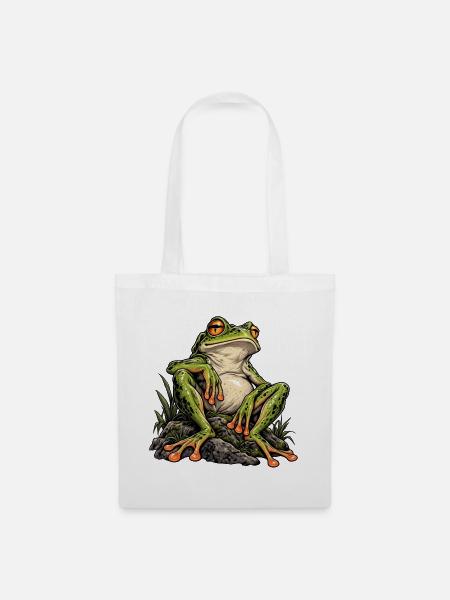 Feral Frog - Stoffbeutel - Weiß