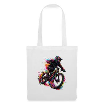 Color_biker - Stoffbeutel - Weiß - Vorne