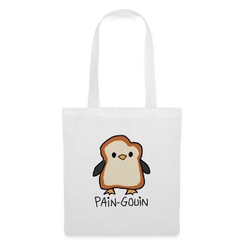 Pinguin Pain-Gouin - Stoffbeutel - Weiß - Vorne