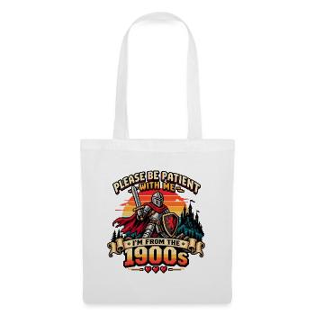 Retro Gamer 1900s Lustiger Gaming Spruch - Stoffbeutel - Weiß - Vorne