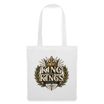 Jesus, König der Könige  - Stoffbeutel - Weiß - Vorne