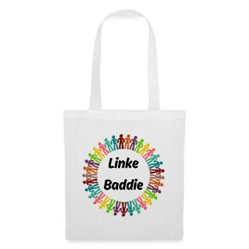 LINKE BADDIE MENSCHEN STATEMENT FÜR DEMOKRATIE - Stoffbeutel - Weiß - Vorne