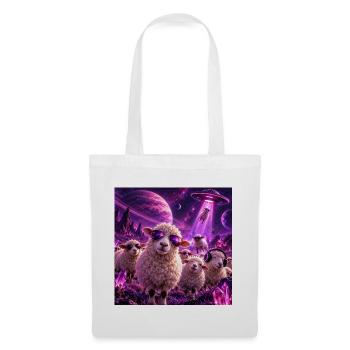 Spacesheep - Stoffbeutel - Weiß - Vorne