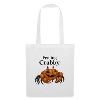 Feeling Crabby Halloween-Pumpkin - Stoffbeutel - Weiß - Vorne