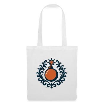 Kreisrahmen Monogramm Icon. Monogramm & Initialen. - Stoffbeutel - Weiß - Vorne