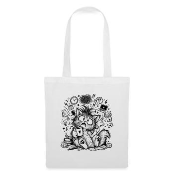 Chaos Cat - Stoffbeutel - Weiß - Vorne