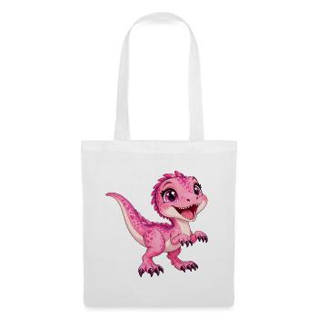 Greifvogel Rose Kawaii - Stoffbeutel - Weiß - Vorne