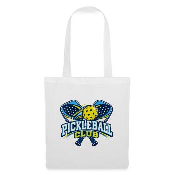 Pickleball-Clublogo - Stoffbeutel - Weiß - Vorne