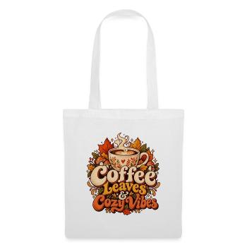 Espresso Sunshine Repeat – Italien Urlaub Retro  - Stoffbeutel - Weiß - Vorne