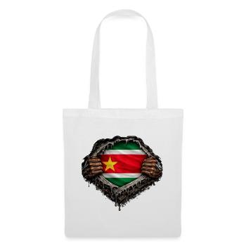 Flagge von Guadeloupe Hyper Realistische Streetwear - Stoffbeutel - Weiß - Vorne