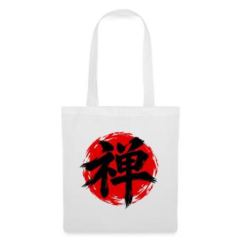 KANJI-RESONANZ | Zen — Innere Stille - Stoffbeutel - Weiß - Vorne