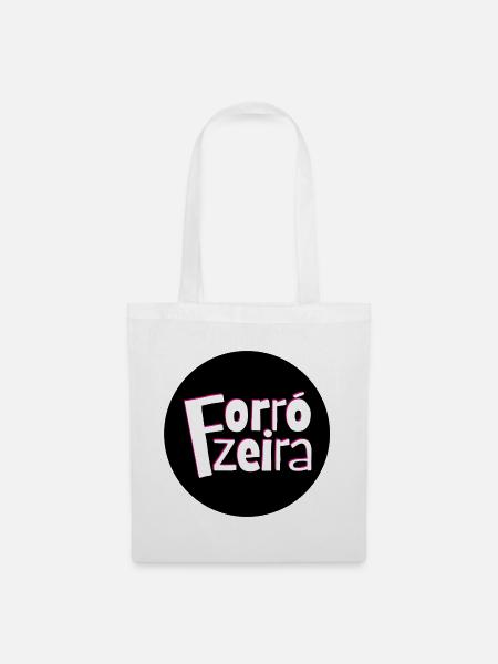 Forrozeira – Schlichtes Forro Statement - Stoffbeutel - Weiß