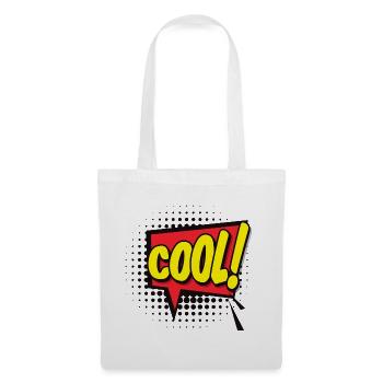 Fetter Comic Burst COOLER Ausruf - Stoffbeutel - Weiß - Vorne