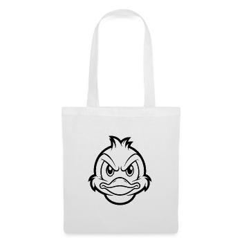 Angry Duck - Stoffbeutel - Weiß - Vorne