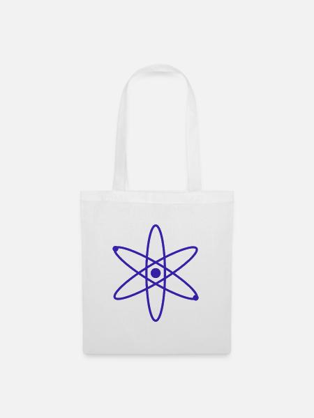 Atom - Stoffbeutel - Weiß