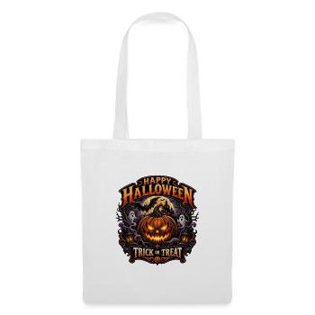 Kürbisnacht Trick or Treat - Stoffbeutel - Weiß - Vorne