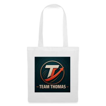 Team Thomas Familienname Teamname Unternehmensname - Stoffbeutel - Weiß - Vorne