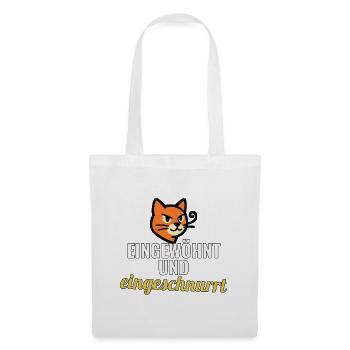 Erstkatzenhalter Geschenk zur ersten Woche - Stoffbeutel - Weiß - Vorne