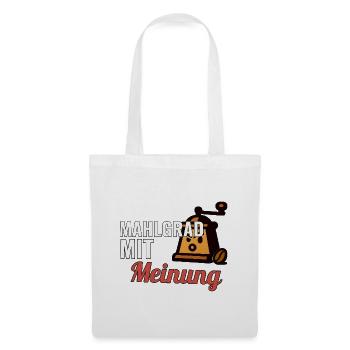 Hobby-Barista Geschenk für die erste Brühstation - Stoffbeutel - Weiß - Vorne