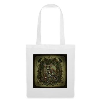 Mystical Long Ears – keltische Steampunk-Familie. - Stoffbeutel - Weiß - Vorne