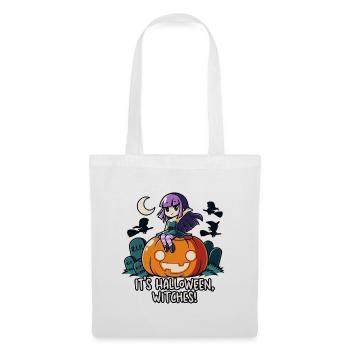 Halloweenhexen - Stoffbeutel - Weiß - Vorne