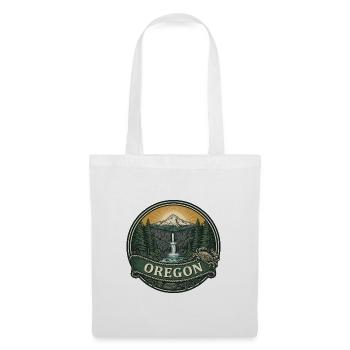 Oregon Multnomah Falls Mount Hood Reisegeschenk - Stoffbeutel - Weiß - Vorne