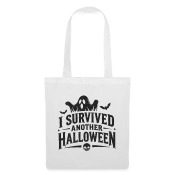 I Survived Another Halloween Gespenst - Stoffbeutel - Weiß - Vorne