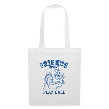 Freunde geben Ballspiel - Stoffbeutel - Weiß - Vorne