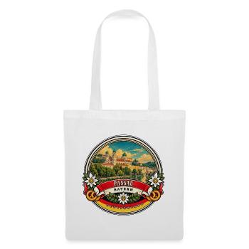 Passau Bayern Vintage Reisedesign - Stoffbeutel - Weiß - Vorne
