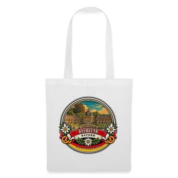 Bayreuth Bayern Vintage Reisedesign - Stoffbeutel - Weiß - Vorne