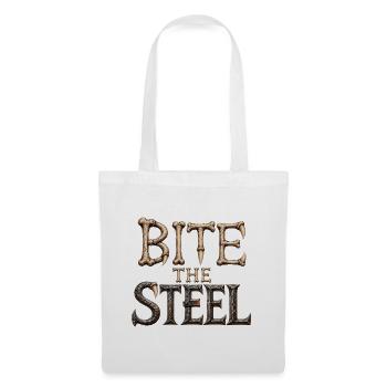 Bite The Steel Welding Wolf Shirt - Stoffbeutel - Weiß - Vorne