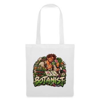 Pflanzenabenteurer-Botaniker - Stoffbeutel - Weiß - Vorne