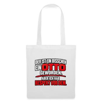 Ein bisschen ein Otto – Lustiger Spruch - Stoffbeutel - Weiß - Vorne