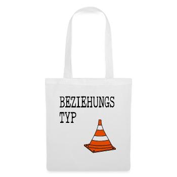Beziehungstyp Pylone - Stoffbeutel - Weiß - Vorne