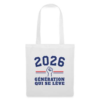 Aufstieg der Generation 2026 - Stoffbeutel - Weiß - Vorne