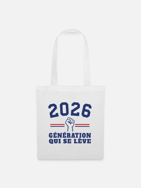 Aufstieg der Generation 2026 - Stoffbeutel - Weiß